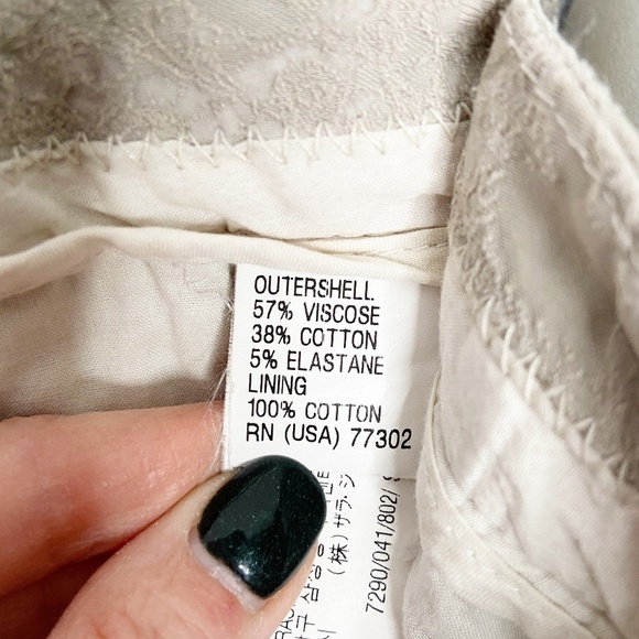 ZARA | Light Tan Textured Cigarette Pant - Picture 9 of 10